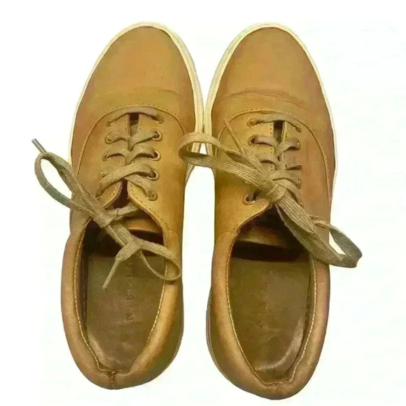 Nisolo Shoes | Nisolo Everyday Sneakers in Smooth Tan Leather Size 6| Color: Tan - Picture 2 of 12